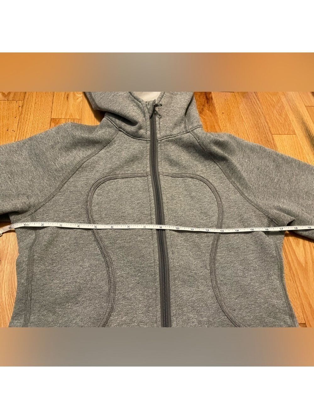 Lululemon Grey Scuba Zip Up Hoodie - Picture 3 of 10